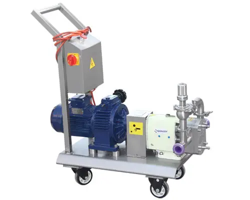 DONJOY lobe pump with external relief valve