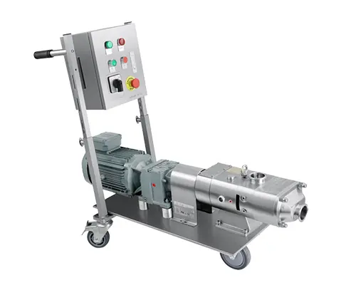 DONJOY twin-screw pump with relief valve and VFD